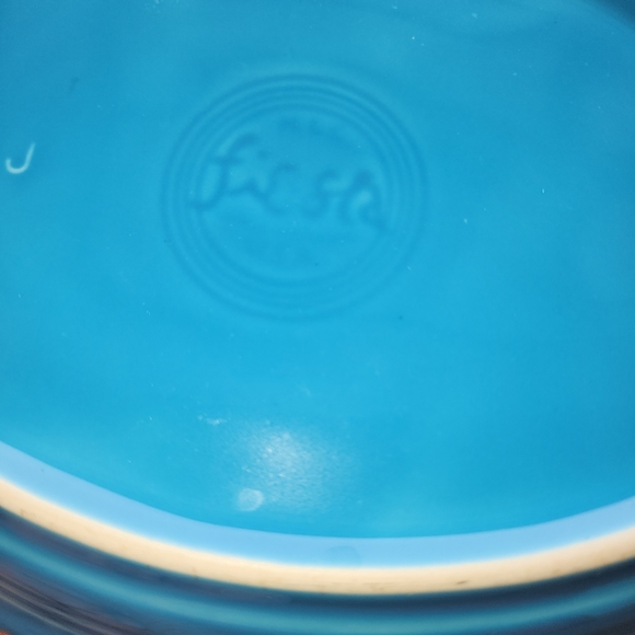 Fiesta small Platter. Peacock. - Picture 3 of 3